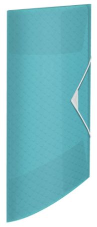 Poza cu MAPA PLASTIC CU ELASTIC ALBASTRA 150 COLI RECICLABILA COLOUR'BREEZE ESSELTE