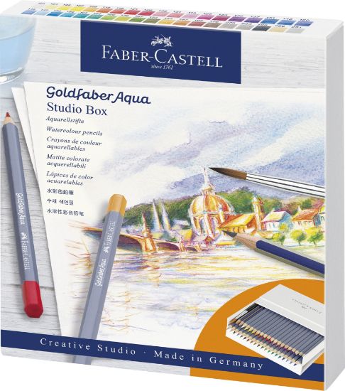 Poza cu CREIOANE COLORATE AQUARELLE 38+2 CULORI GOLDFABER STUDIO FABER