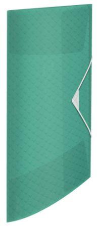 Poza cu MAPA PLASTIC CU ELASTIC VERDE 150 COLI RECICLABILA COLOUR'BREEZE ESSELTE