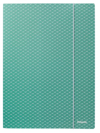 Poza cu MAPA CARTON CU ELASTIC VERDE RECICLABILA COLOUR'BREEZE ESSELTE