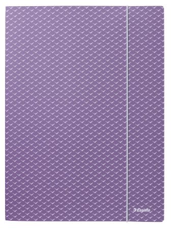 Poza cu MAPA CARTON CU ELASTIC LAVANDA RECICLABILA COLOUR'BREEZE ESSELTE