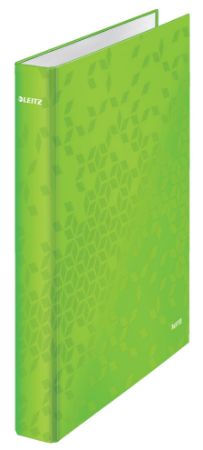 Poza cu CAIET MECANIC A4 2 INELE 25MM/40MM VERDE WOW LEITZ