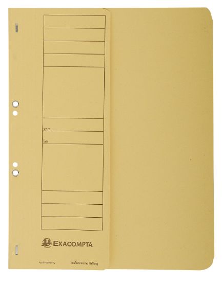 Poza cu DOSAR CARTON CAPSE 1/2 GALBEN EXACOMPTA