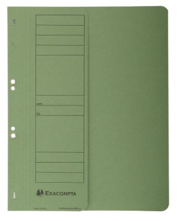 Poza cu DOSAR CARTON CAPSE 1/2 VERDE EXACOMPTA