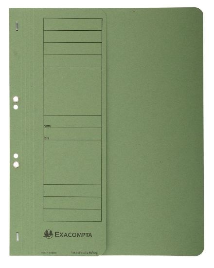 Poza cu DOSAR CARTON CAPSE 1/2 VERDE EXACOMPTA