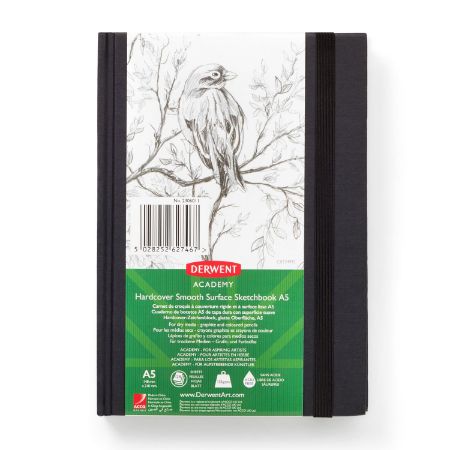 Poza cu CAIET PENTRU SCHITE SI DESEN A5 128 FILE 135G COPERTA DURA ACADEMY DERWENT