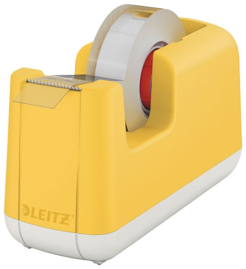 Poza cu DISPENSER BANDA ADEZIVA 19 MM x 33 M GALBEN CHIHLIMBAR COSY LEITZ