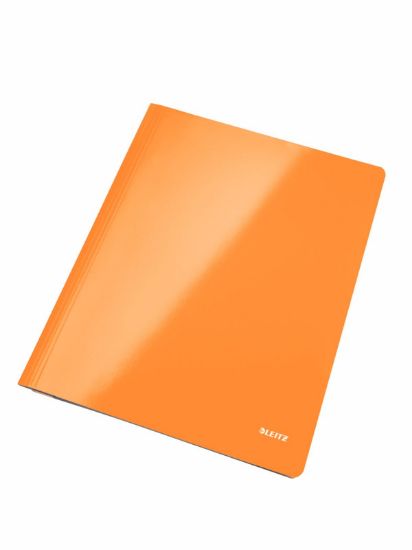 Poza cu DOSAR CARTON SINA PORTOCALIU METALIZAT WOW LEITZ