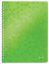 Poza cu CAIET BIROU SPIRA A4 DICTANDO VERDE COPERTA PP WOW LEITZ