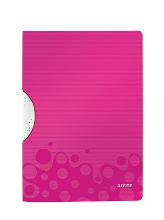 Poza cu DOSAR PLASTIC CU CLIP ROZ METALIZAT COLORCLIP WOW LEITZ