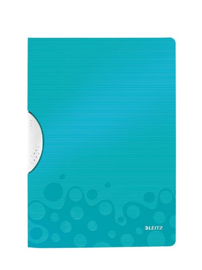 Poza cu DOSAR PLASTIC CU CLIP TURCOAZ METALIZAT COLORCLIP WOW LEITZ