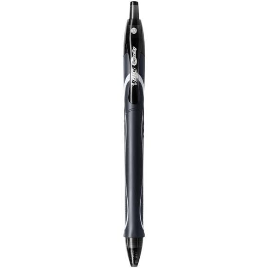 Poza cu ROLLER 0.7 MM SEMI-GEL CU MECANISM NEGRU QUICK-DRY BIC
