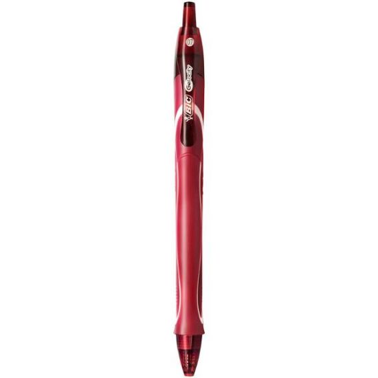 Poza cu ROLLER 0.7 MM SEMI-GEL CU MECANISM ROSU QUICK-DRY BIC