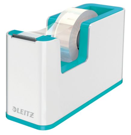 Poza cu DISPENSER BANDA ADEZIVA 19MM*33M TURCOAZ/ALB WOW LEITZ