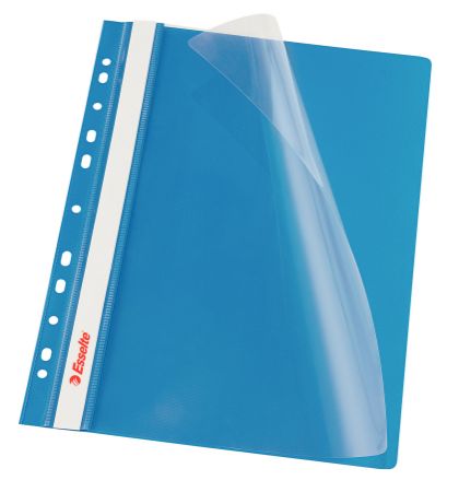 Poza cu DOSAR PLASTIC CU SINA SI MULTIPERFORATII ALBASTRU 10/SET ESSELTE