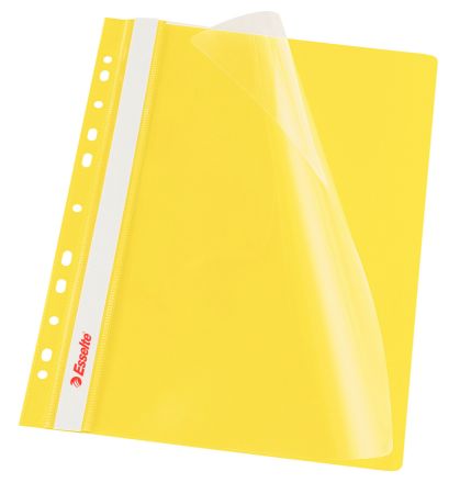 Poza cu DOSAR PLASTIC CU SINA SI MULTIPERFORATII GALBEN 10/SET ESSELTE