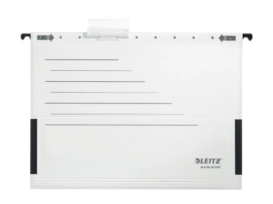 Poza cu DOSAR SUSPENDABIL CU BURDUF ALB 5/SET ALPHA ACTIVE LEITZ
