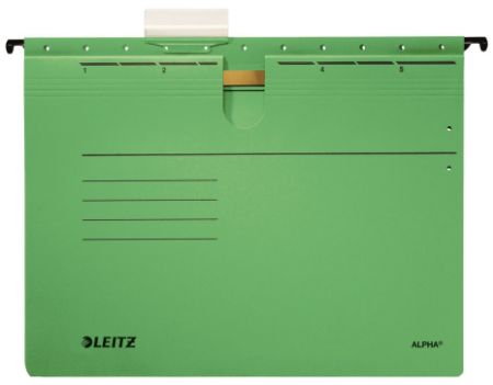 Poza cu DOSAR SUSPENDABIL CU SINA VERDE ALPHA LEITZ