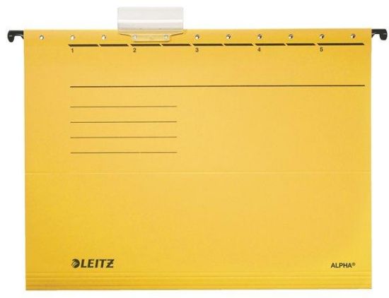 Poza cu DOSAR SUSPENDABIL GALBEN ALPHA STANDARD LEITZ