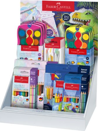 Poza cu DISPLAY CONCEPT UNICORNI SI DINOZAURI 2024 FABER-CASTELL