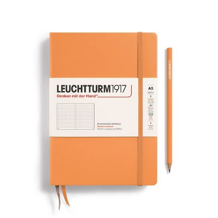 Poza cu CAIET A5 PUNCTAT COPERTA RIGIDA PIERSICA LEUCHTTURM