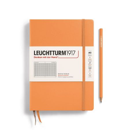 Poza cu CAIET A5 ARITMETICA COPERTA RIGIDA PIERSICA LEUCHTTURM