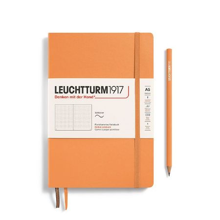 Poza cu CAIET A5 PUNCTAT COPERTA FLEXIBILA PIERSICA LEUCHTTURM