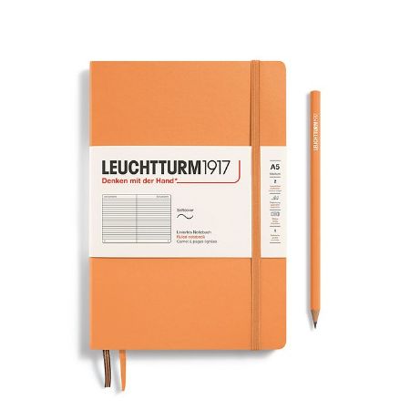 Poza cu CAIET A5 DICTANDO COPERTA FLEXIBILA PIERSICA LEUCHTTURM