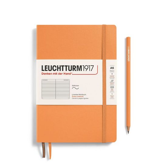 Poza cu CAIET A5 DICTANDO COPERTA FLEXIBILA PIERSICA LEUCHTTURM