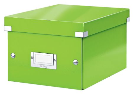 Poza cu CUTIE DEPOZITARE MICA VERDE CLICK&STORE LEITZ
