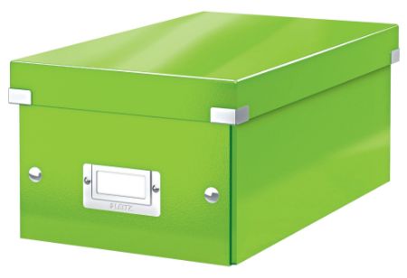 Poza cu CUTIE PENTRU DVD-URI VERDE CLICK&STORE LEITZ