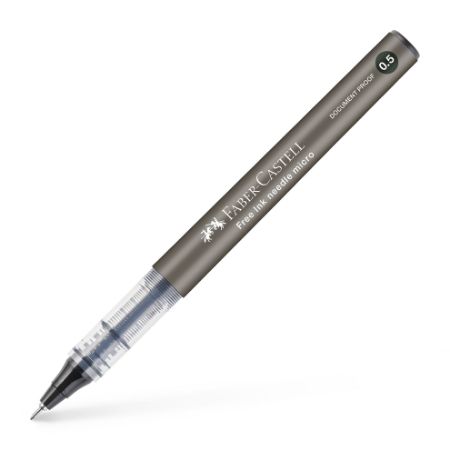Poza cu ROLLER FREE INK NEEDLE 0.5MM NEGRU FABER-CASTELL