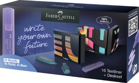 Poza cu SET BIROU 16 BUC TEXTMARKER 46 FABER-CASTELL