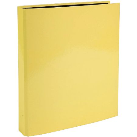 Poza cu CAIET MECANIC A4 2 INELE 25MM PP AQUAREL GALBEN EXACOMPTA