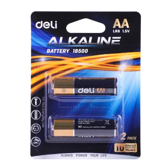 Poza cu BATERII R6(AA) ALCALINE 2 BUC/SET DELI