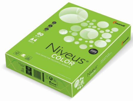 Poza cu HARTIE COPIATOR A4 VERDE INTENS 80G 500/TOP MA42 NIVEUS
