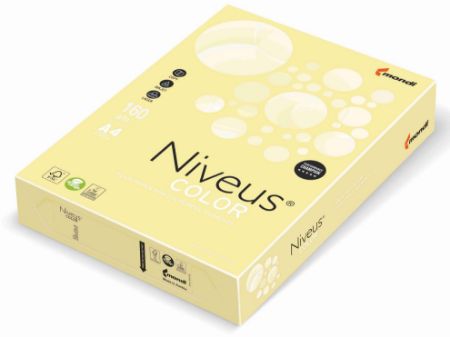 Poza cu CARTON COPIATOR A4 GALBEN PAL 160G 250/TOP YE23 NIVEUS