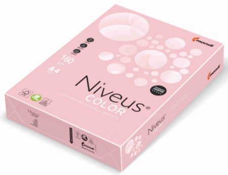 Poza cu CARTON COPIATOR A4 ROZ FLAMINGO PAL 160G 250/TOP OPI74 NIVEUS