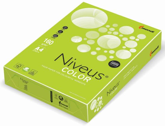 Poza cu CARTON COPIATOR A4 VERDE LIME INTENS 160G 250/TOP LG46 NIVEUS