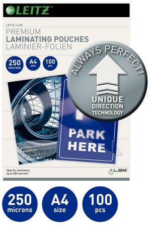 Poza cu FOLIE A4 250 MICRONI 100/TOP UDT LEITZ