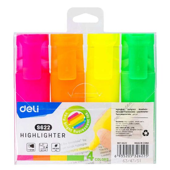 Poza cu TEXTMARKER SET 4 ACCENT S621 DELI