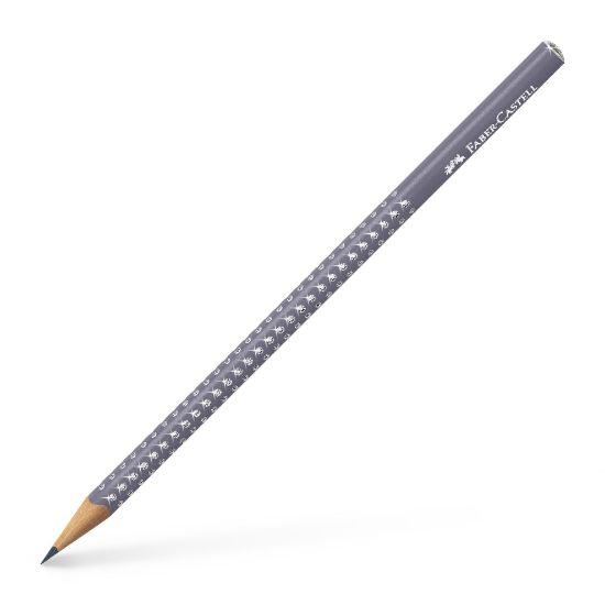 Poza cu CREION GRAFIT B SPARKLE GRI 2021 FABER-CASTELL