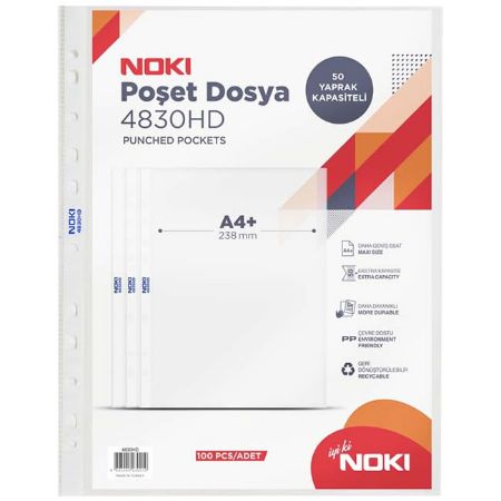 Poza cu FOLIE PROTECTIE A4 CRISTAL HD 100/SET CUTIE NOKI
