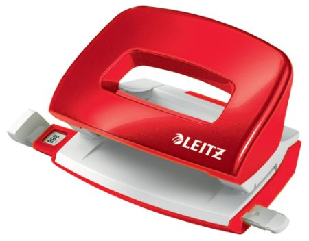 Poza cu PERFORATOR 10 COLI MODEL MINI 5060 ROSU WOW LEITZ