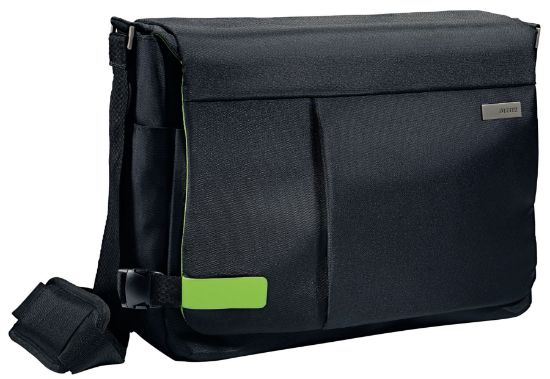 Poza cu GEANTA DE UMAR COMP LAPTOP 15.6'' NEAGRA MESSENGER LEITZ