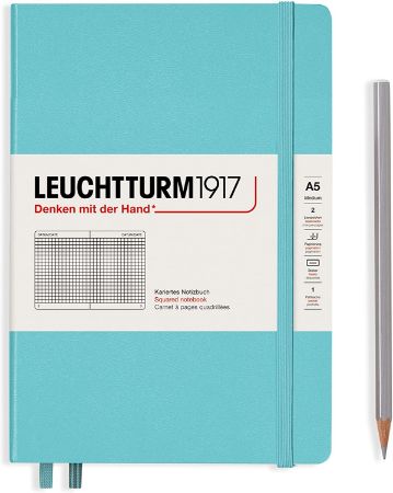 Poza cu CAIET A5 ARITMETICA COPERTA RIGIDA BLEU MARIN LEUCHTTURM