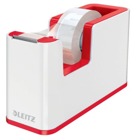 Poza cu DISPENSER BANDA ADEZIVA 19 MM x 33 M ROSU/ALB WOW LEITZ