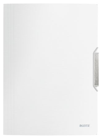 Poza cu MAPA PLASTIC CU ELASTIC ALB ARTIC STYLE LEITZ