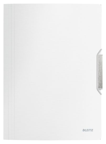 Poza cu MAPA PLASTIC CU ELASTIC ALB ARTIC STYLE LEITZ