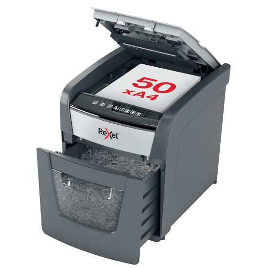 Poza cu DISTRUGATOR DOC AUTOMAT OPTIMUM 50X CROSS-CUT REXEL